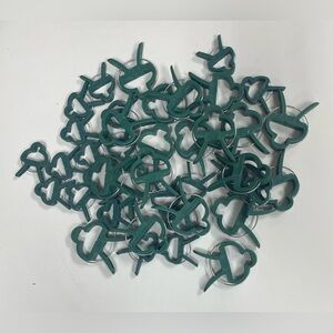 Green Plant Support Clips